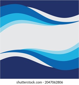 Resumen Fondo del diseño de la ilustración del vector de la onda de agua