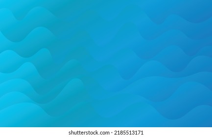 Abstract Water wave vector illustration design background