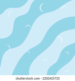 Resumen Fondo del diseño de la ilustración del vector de la onda de agua