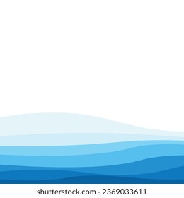Resumen Fondo del diseño de la ilustración del vector de la onda de agua