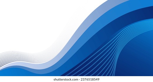 Resumen Fondo del diseño de la ilustración del vector de la onda de agua