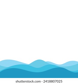 Resumen Fondo del diseño de la ilustración del vector de la onda de agua