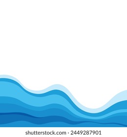 Fondo Abstractas del diseño de la Ilustración vectorial de la onda de agua