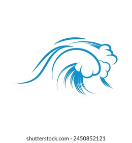 Fondo Abstractas del diseño de la Ilustración vectorial de la onda de agua