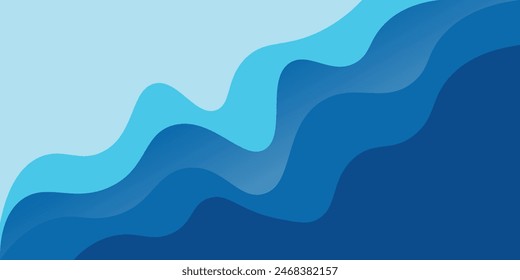 Fondo Abstractas del diseño de la Ilustración vectorial de la onda de agua. Vector