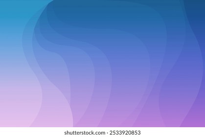 Abstract Water wave vector illustration design background