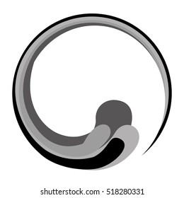 abstract water waves icon image 