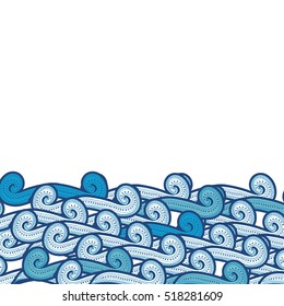 abstract water waves icon image 