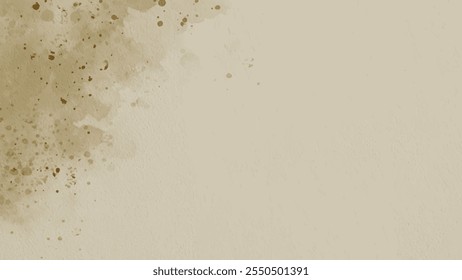 Abstract watercolor aesthetic horizontal background. Hand drawn vector splatter texture. Brush stroked painting pastel color watercolour