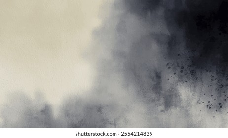 Abstract watercolor aesthetic horizontal background. Hand drawn vector splatter texture. Brush stroked painting pastel color watercolour