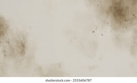 Abstract watercolor aesthetic horizontal background. Hand drawn vector splatter texture. Brush stroked painting pastel color watercolour