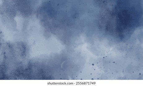 Abstract watercolor aesthetic horizontal background. Hand drawn vector splatter texture. Brush stroked painting pastel color watercolour