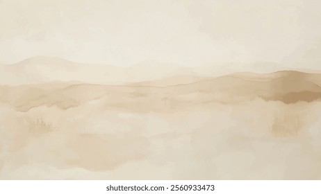 Abstract watercolor aesthetic horizontal background. Hand drawn vector splatter texture. Brush stroked painting pastel color watercolour