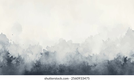 Abstract watercolor aesthetic horizontal background. Hand drawn vector splatter texture. Brush stroked painting pastel color watercolour