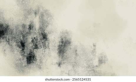 Abstract watercolor aesthetic horizontal background. Hand drawn vector splatter texture. Brush stroked painting pastel color watercolour