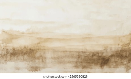 Abstract watercolor aesthetic horizontal background. Hand drawn vector splatter texture. Brush stroked painting pastel color watercolour