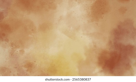 Abstract watercolor aesthetic horizontal background. Hand drawn vector splatter texture. Brush stroked painting pastel color watercolour