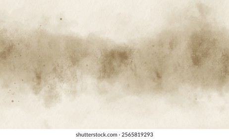 Abstract watercolor aesthetic horizontal background. Hand drawn vector splatter texture. Brush stroked painting pastel color watercolour