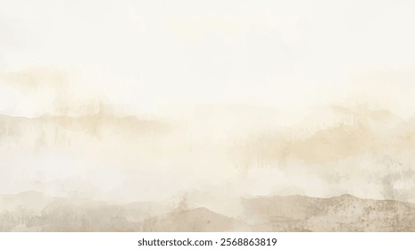 Abstract watercolor aesthetic horizontal background. Hand drawn vector splatter texture. Brush stroked painting pastel color watercolour