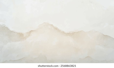 Abstract watercolor aesthetic horizontal background. Hand drawn vector splatter texture. Brush stroked painting pastel color watercolour