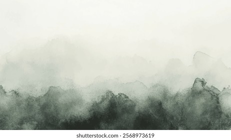 Abstract watercolor aesthetic horizontal background. Hand drawn vector splatter texture. Brush stroked painting pastel color watercolour