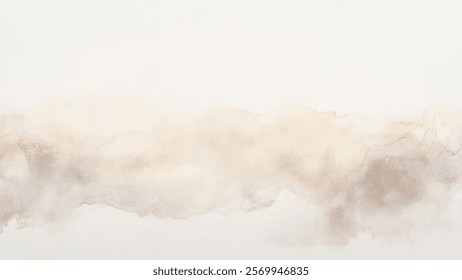 Abstract watercolor aesthetic horizontal background. Hand drawn vector splatter texture. Brush stroked painting pastel color watercolour