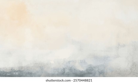 Abstract watercolor aesthetic horizontal background. Hand drawn vector splatter texture. Brush stroked painting pastel color watercolour