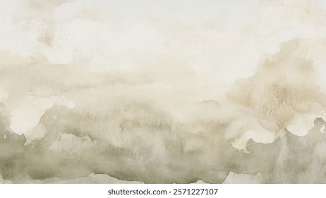 Abstract watercolor aesthetic horizontal background. Hand drawn vector splatter texture. Brush stroked painting pastel color watercolour