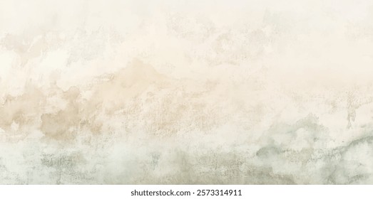 Abstract watercolor aesthetic horizontal background. Hand drawn vector splatter texture. Brush stroked painting pastel color watercolour