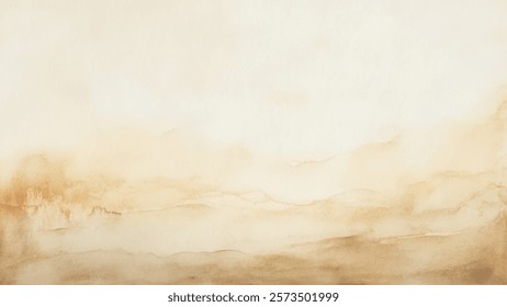 Abstract watercolor aesthetic horizontal background. Hand drawn vector splatter texture. Brush stroked painting pastel color watercolour