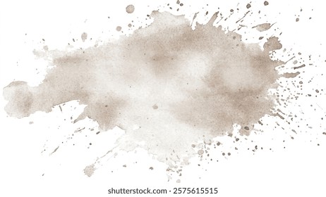 Abstract watercolor aesthetic horizontal background. Hand drawn vector splatter texture. Brush stroked painting pastel color watercolour