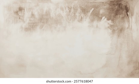 Abstract watercolor aesthetic horizontal background. Hand drawn vector splatter texture. Brush stroked painting pastel color watercolour