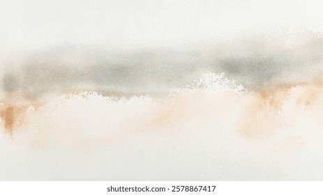 Abstract watercolor aesthetic horizontal background. Hand drawn vector splatter texture. Brush stroked painting pastel color watercolour