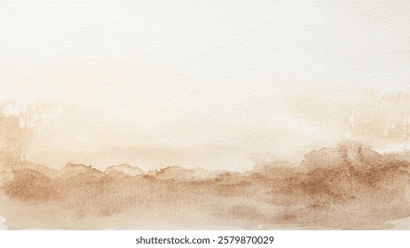 Abstract watercolor aesthetic horizontal background. Hand drawn vector splatter texture. Brush stroked painting pastel color watercolour