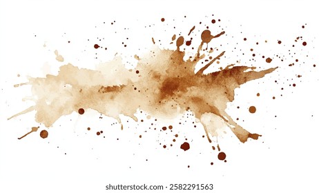 Abstract watercolor aesthetic horizontal background. Hand drawn vector splatter texture. Brush stroked painting pastel color watercolour