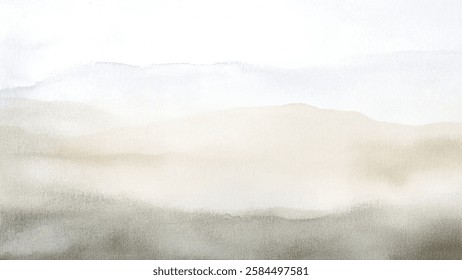 Abstract watercolor aesthetic horizontal background. Hand drawn vector splatter texture. Brush stroked painting pastel color watercolour