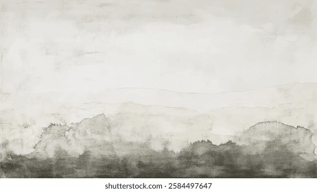 Abstract watercolor aesthetic horizontal background. Hand drawn vector splatter texture. Brush stroked painting pastel color watercolour