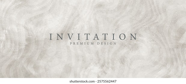 Abstract watercolor art background with line pattern and old paper texture for poster. Creative vector artistic illustration with stone texture for invitation, flyer, luxe invite, prestigious voucher.