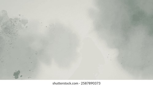 Abstract watercolor art background template. beige and green watercolor backdrop empty space for text, banner, presentation or product display graphic design