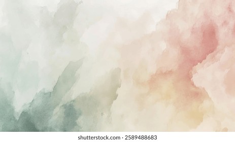 Abstract watercolor art background template. red and green watercolor backdrop empty space for text, banner, presentation or product display graphic design