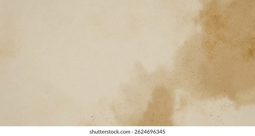 Abstract watercolor art background template. brown and beige watercolor backdrop empty space for text, banner, presentation or product display graphic design