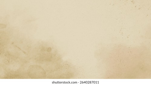 Abstract watercolor art background template. beige and brown watercolor backdrop empty space for text, banner, presentation or product display graphic design
