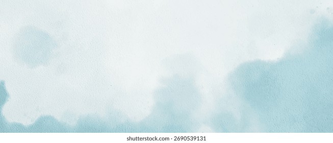 Modelo de fundo de arte em aquarela abstrata. fundo em aquarela azul espaço vazio para texto, banner, apresentação ou design gráfico de exibição de produto