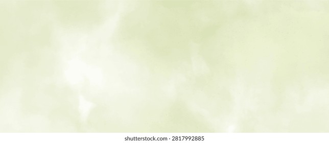 Abstract watercolor art background template. green khaki beige watercolor backdrop empty space for text, banner, presentation or product display graphic design