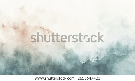 Abstract watercolor art background template. blue and white watercolor backdrop empty space for text, banner, presentation or product display graphic design