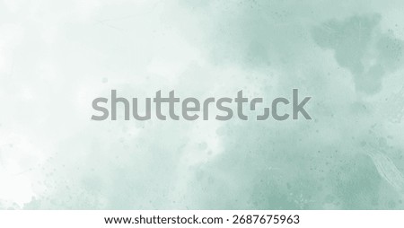 Abstract watercolor art background template. light blue and green watercolor backdrop empty space for text, banner, presentation or product display graphic design