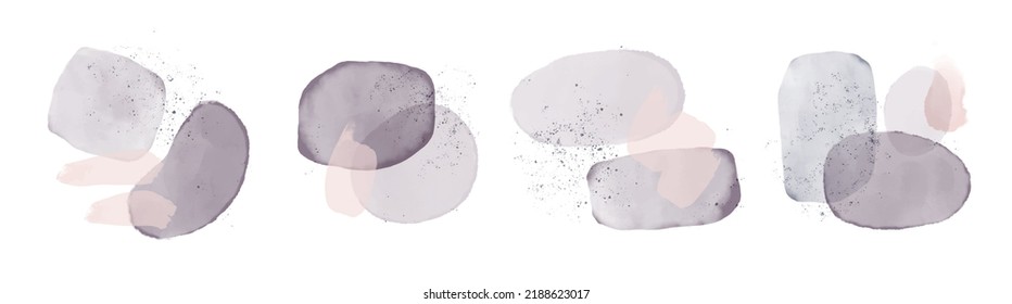 Abstract watercolor art. contemporary decoration for background decoration. modern hand drawn artwork. vector graphic element