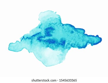 Abstract watercolor art hand paint on white background,Watercolor background.
