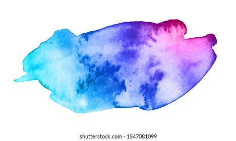 Abstract watercolor art hand paint on white background,Watercolor background.