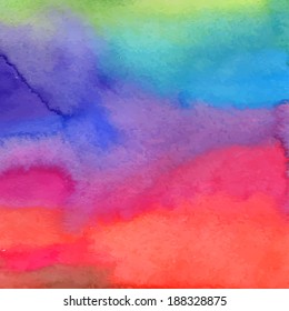 Abstract watercolor art hand paint